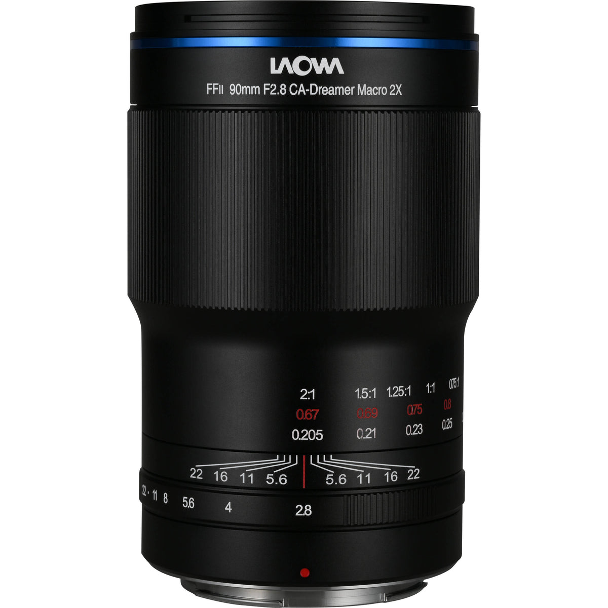 Lente Venus Optics Laowa 90mm f/2.8 2x Ultra Macro APO - vista frontal
