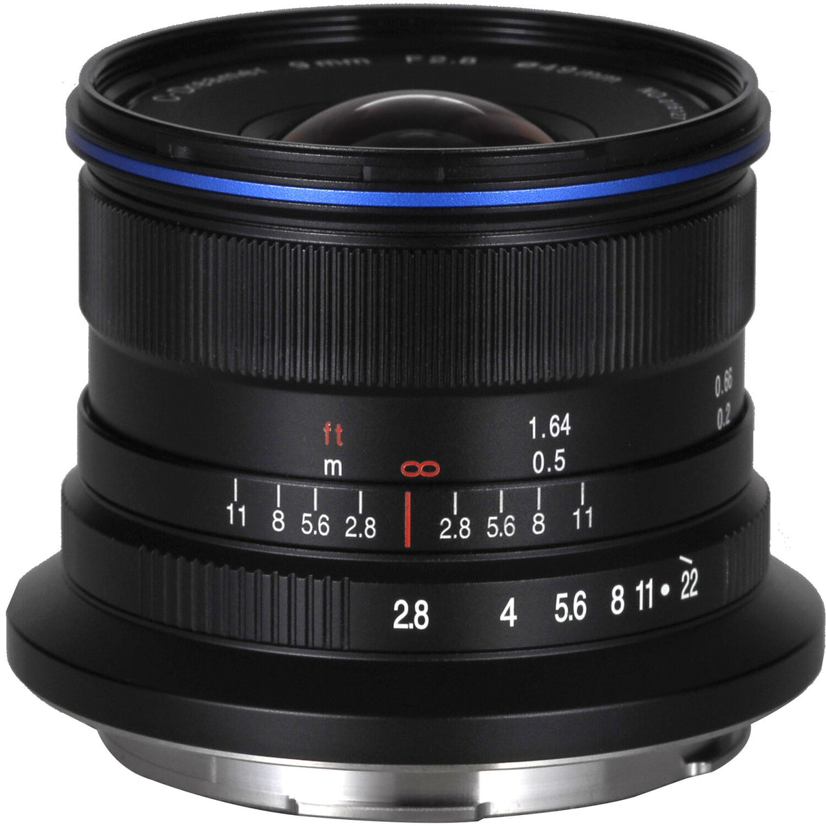 Lente Venus Optics Laowa 9mm f/2.8 Zero-D - vista principal