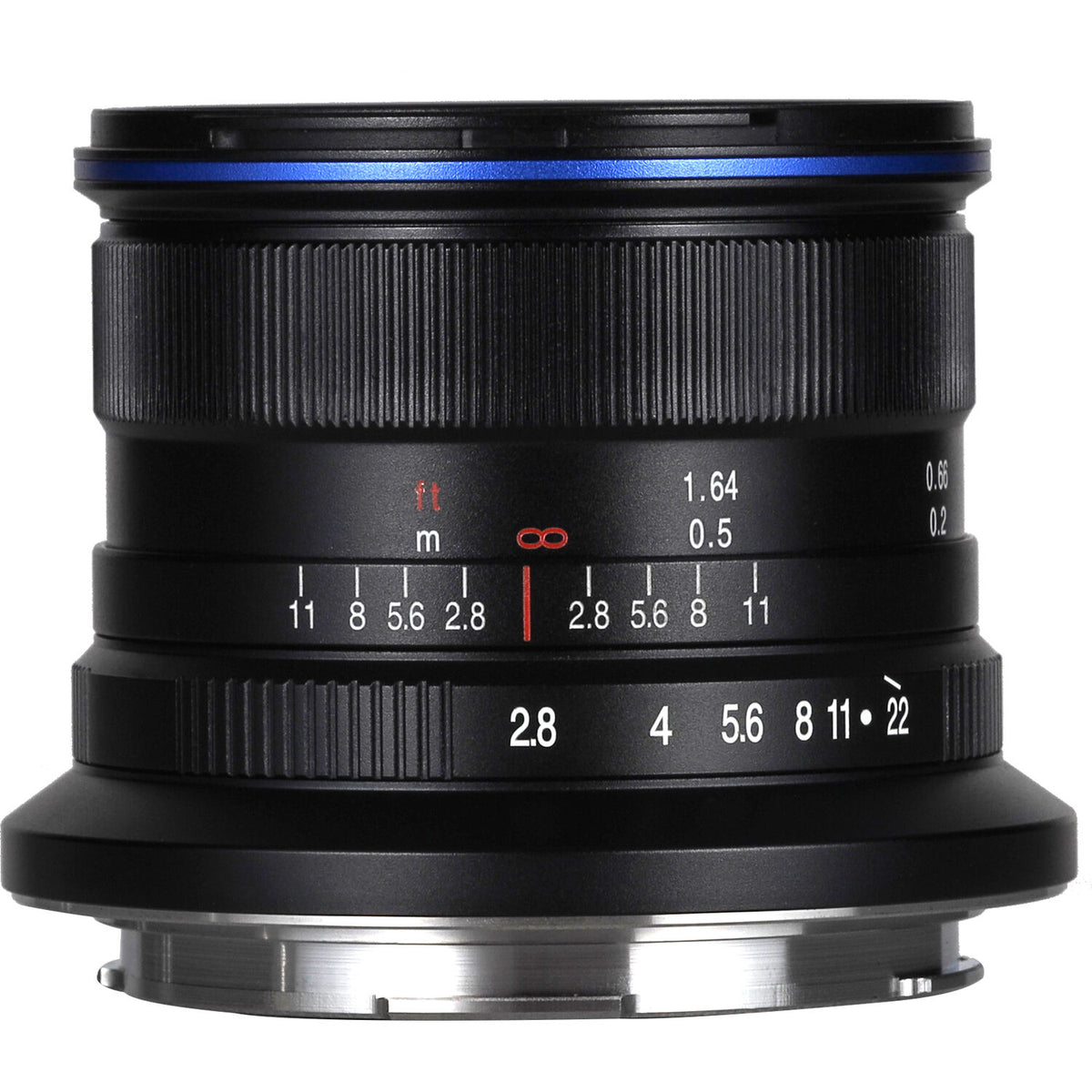 Lente Venus Optics Laowa 9mm f/2.8 Zero-D - vista frontal
