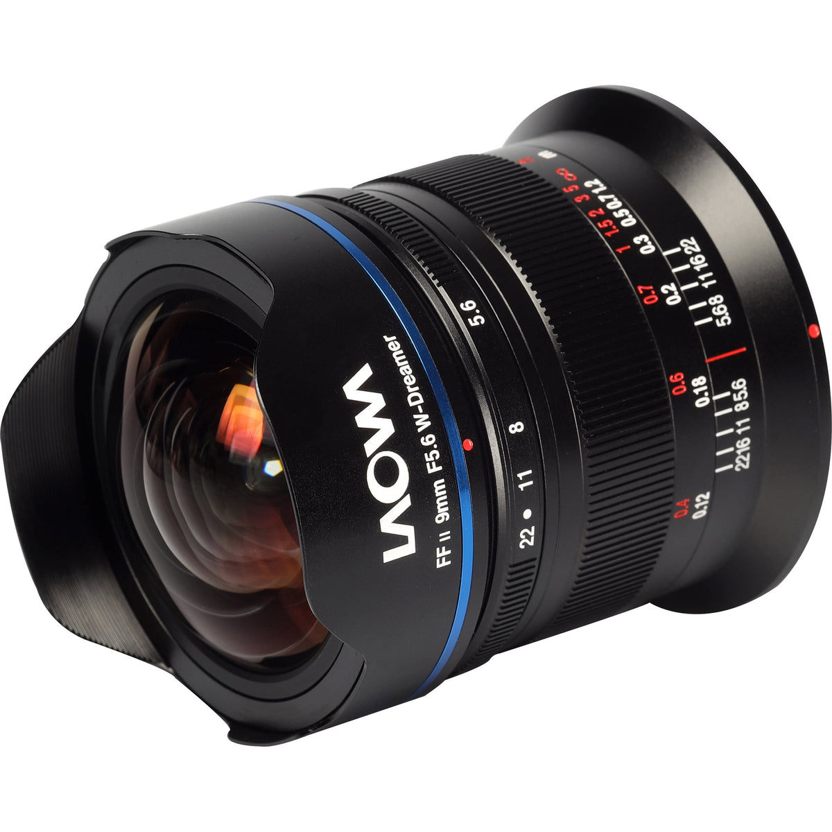 Lente Venus Optics Laowa 9mm f/5.6 FF RL - vista lateral