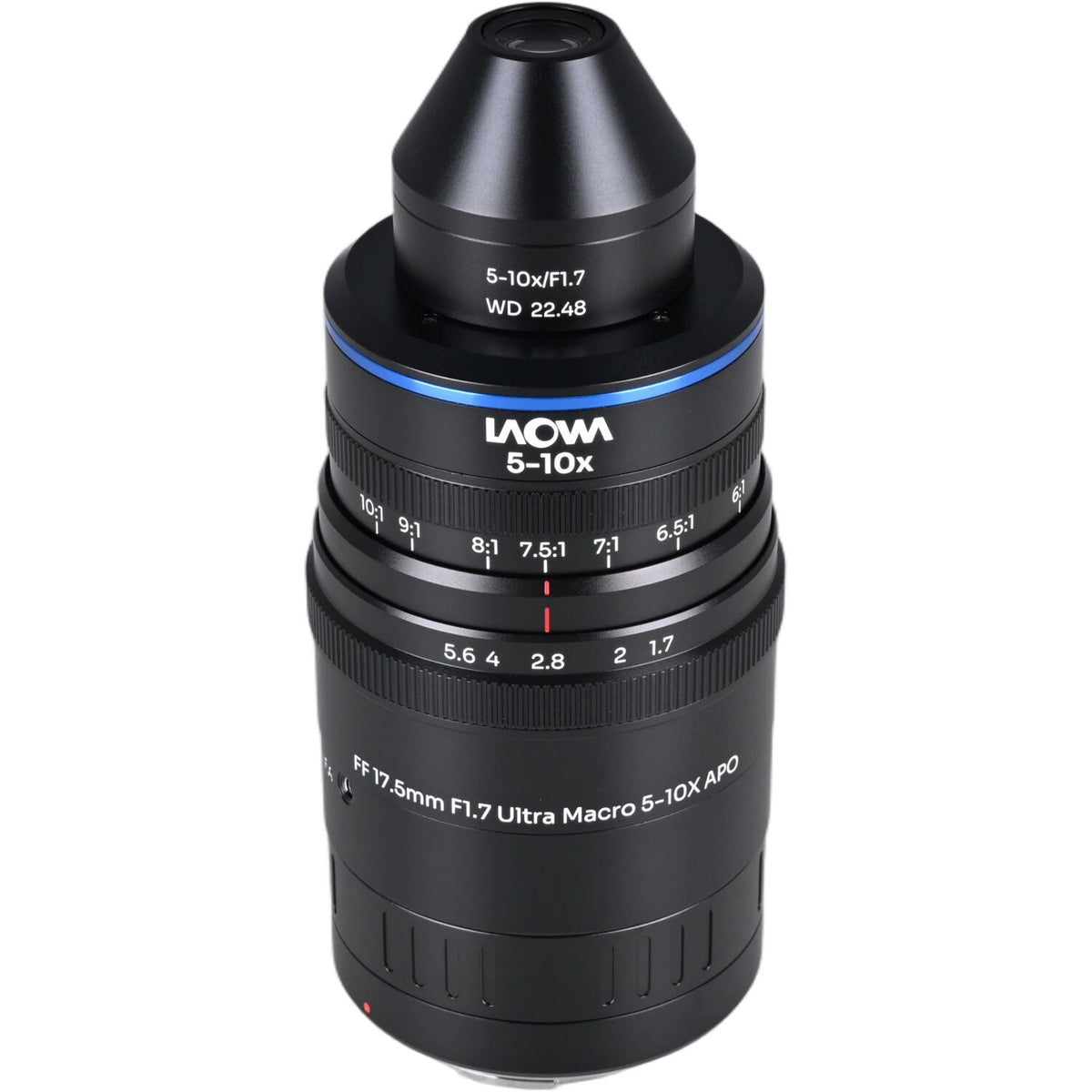 Lente Venus Optics Laowa Aksen 17.5mm f/1.7 5-10x Ultra Macro APO - vista principal
