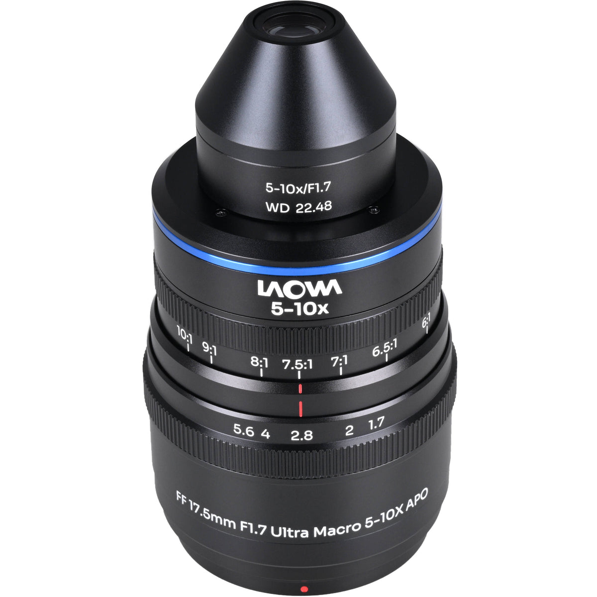 Lente Venus Optics Laowa Aksen 17.5mm f/1.7 5-10x Ultra Macro APO - vista principal