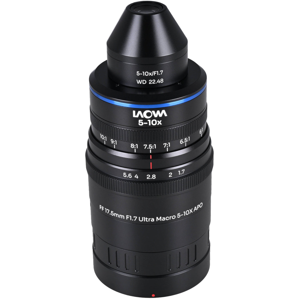 Lente Venus Optics Laowa Aksen 17.5mm f/1.7 5-10x Ultra Macro APO - vista principal
