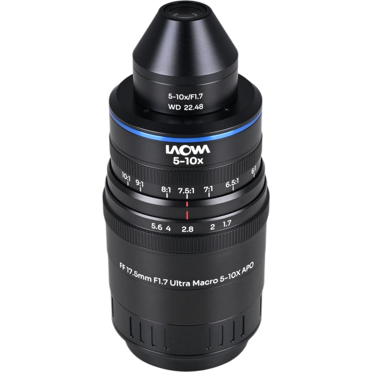 Lente Venus Optics Laowa Aksen 17.5mm f/1.7 5-10x Ultra Macro APO - vista principal