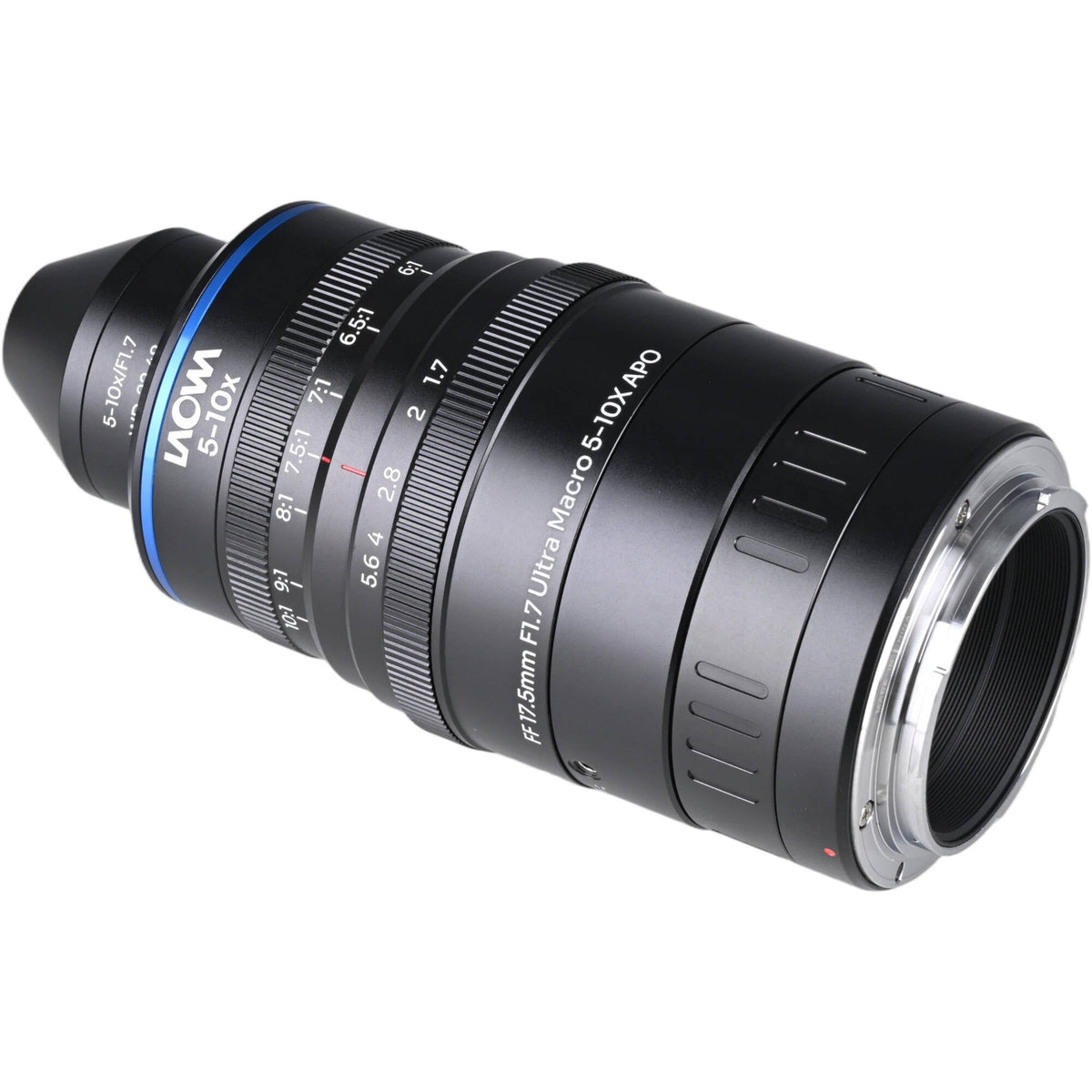 Lente Venus Optics Laowa Aksen 17.5mm f/1.7 5-10x Ultra Macro APO - vista frontal