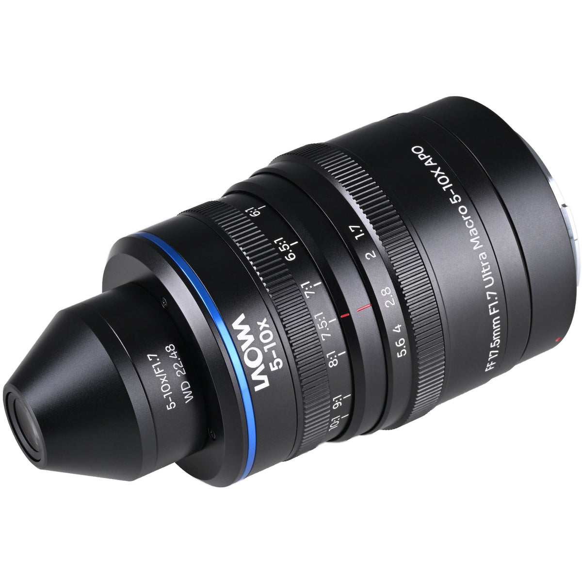 Lente Venus Optics Laowa Aksen 17.5mm f/1.7 5-10x Ultra Macro APO - vista trasera