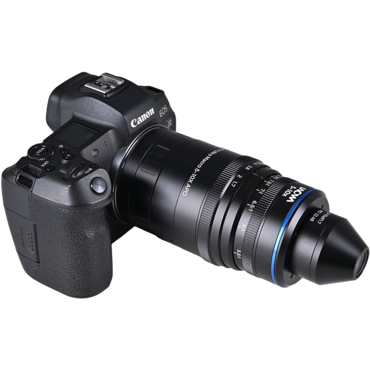 Lente Venus Optics Laowa Aksen 17.5mm f/1.7 5-10x Ultra Macro APO - detalle