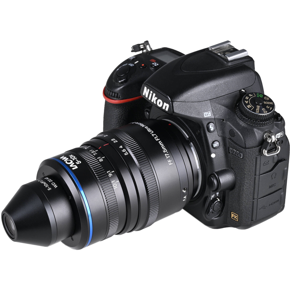 Lente Venus Optics Laowa Aksen 17.5mm f/1.7 5-10x Ultra Macro APO - contenido de la caja