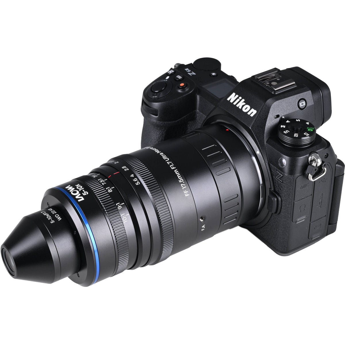 Lente Venus Optics Laowa Aksen 17.5mm f/1.7 5-10x Ultra Macro APO - contenido de la caja