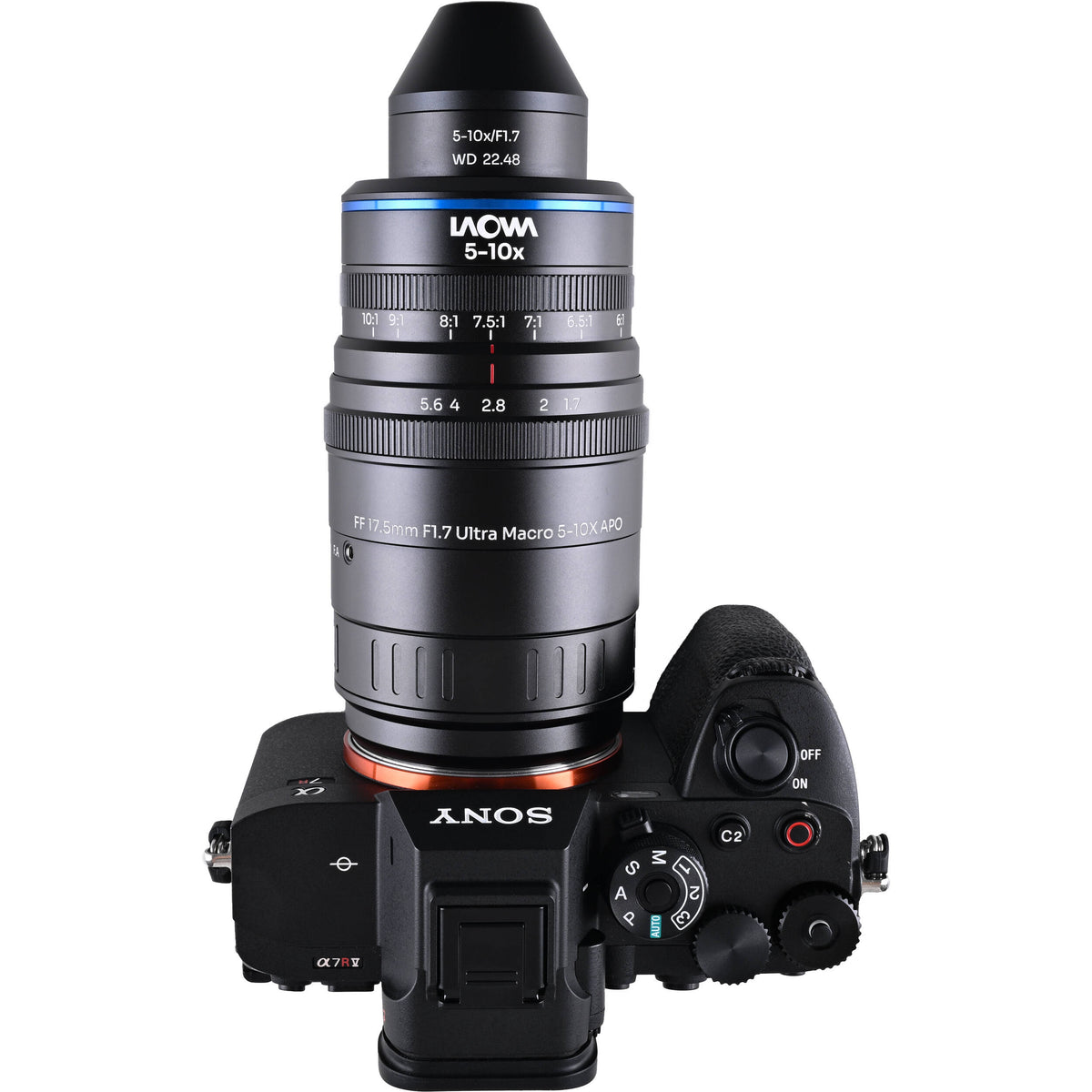 Lente Venus Optics Laowa Aksen 17.5mm f/1.7 5-10x Ultra Macro APO - en uso
