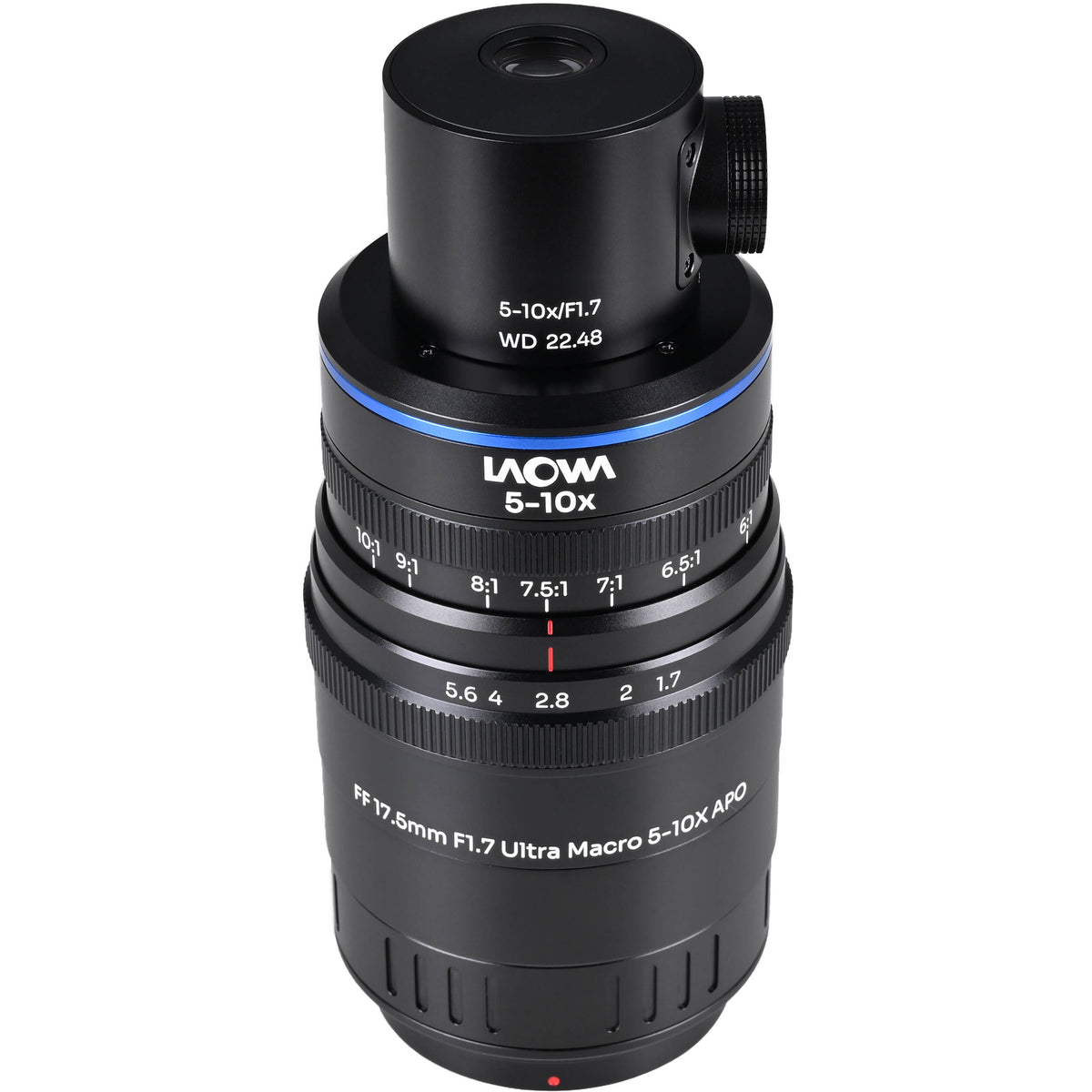 Lente Venus Optics Laowa Aksen 17.5mm f/1.7 5-10x Ultra Macro APO con Coaxial Illumination - vista principal
