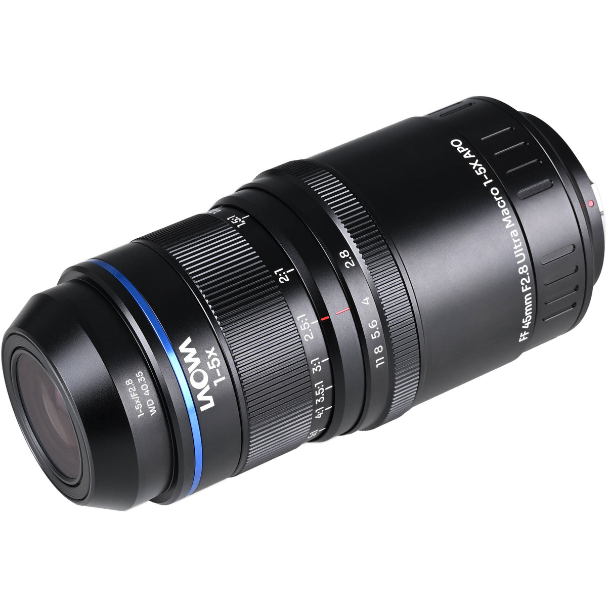 Lente Venus Optics Laowa Aksen 45mm f/2.8 1-5x Ultra Macro APO - vista trasera