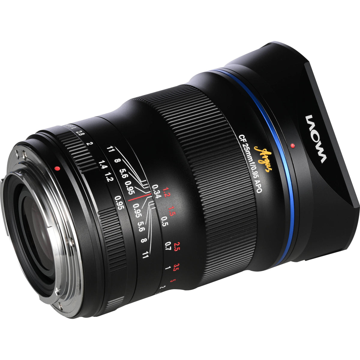 Lente Venus Optics Laowa Argus 25mm f/0.95 CF APO - vista trasera