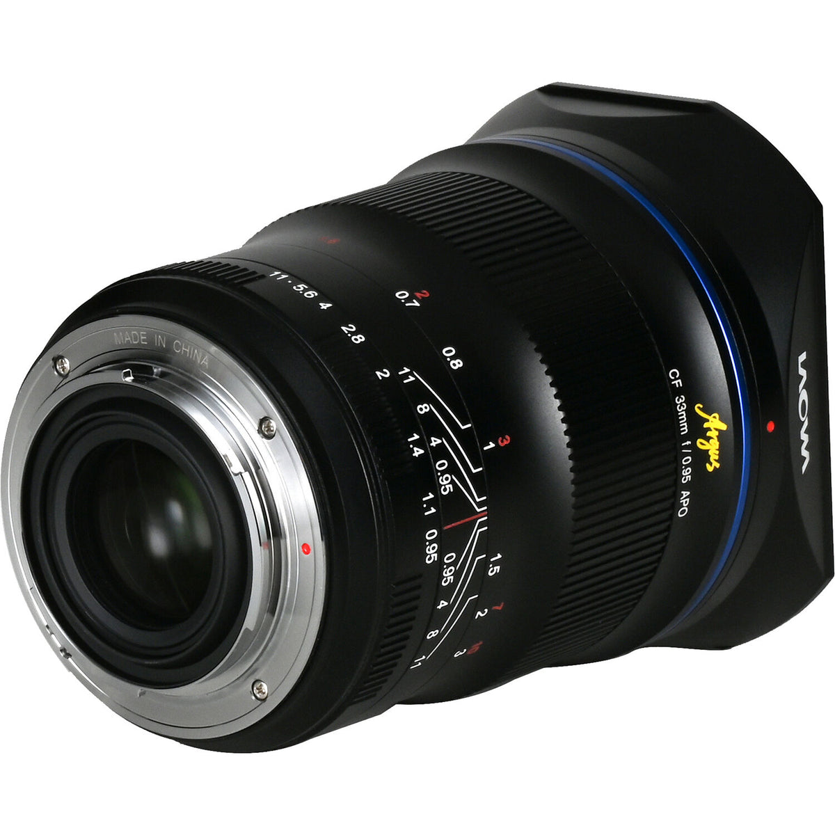 Lente Venus Optics Laowa Argus 33mm f/0.95 CF APO - en uso