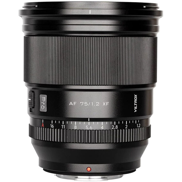 Lente Viltrox 75mm f/1.2 AF - vista trasera