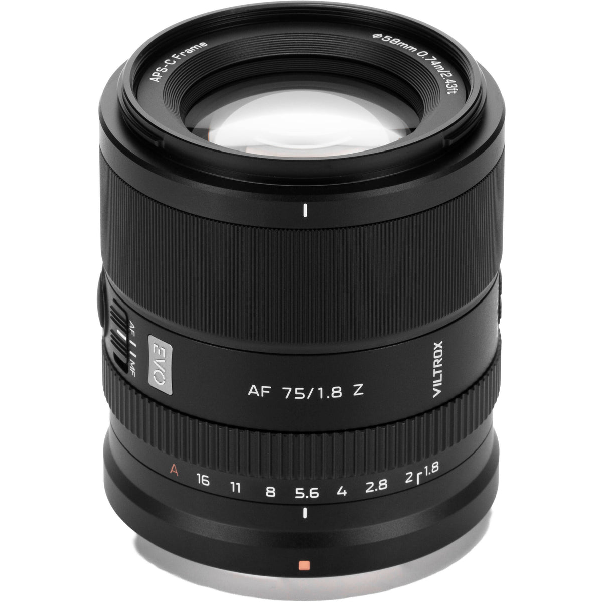 Lente Viltrox 75mm f/1.8 EVO AF - vista principal