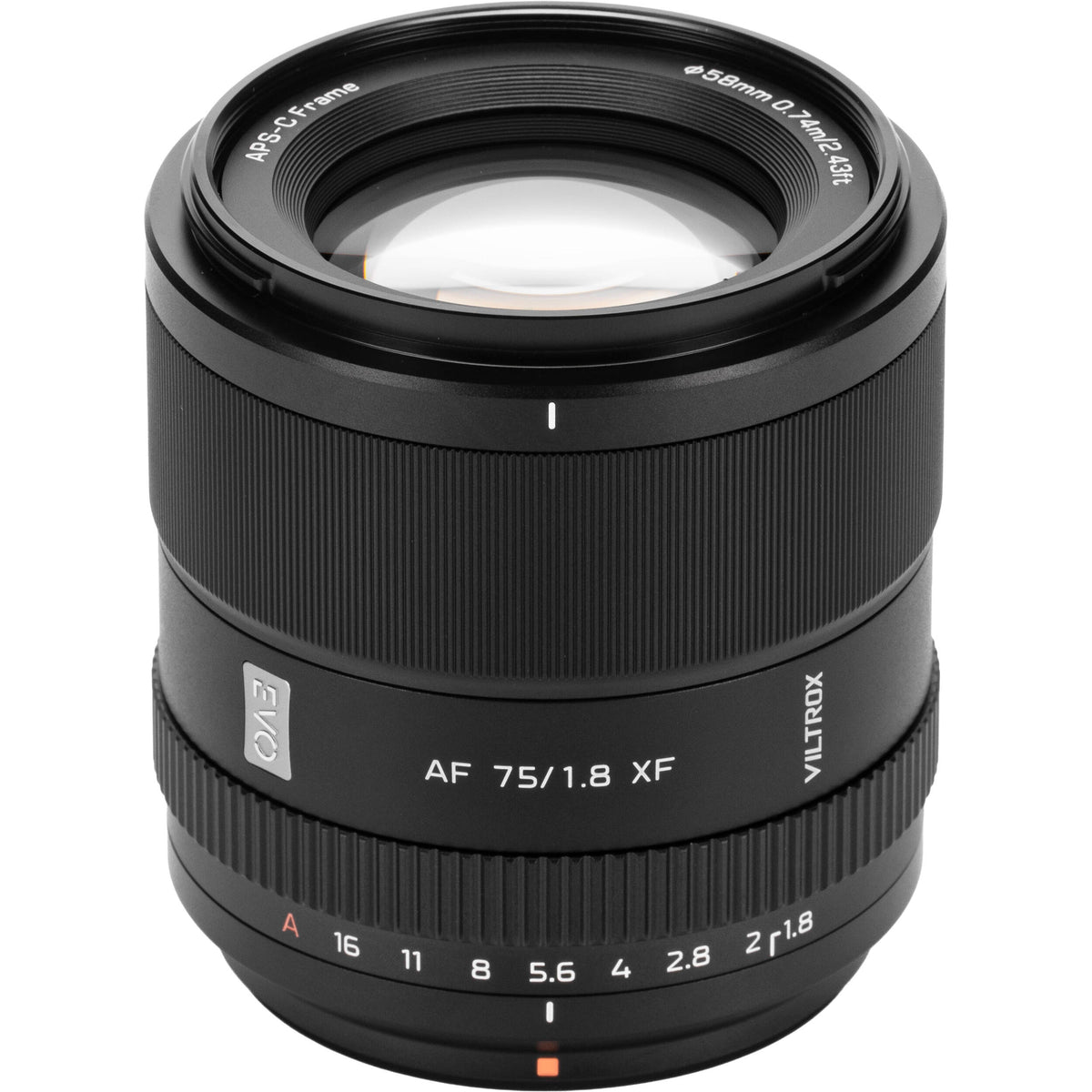 Lente Viltrox 75mm f/1.8 EVO AF - vista principal