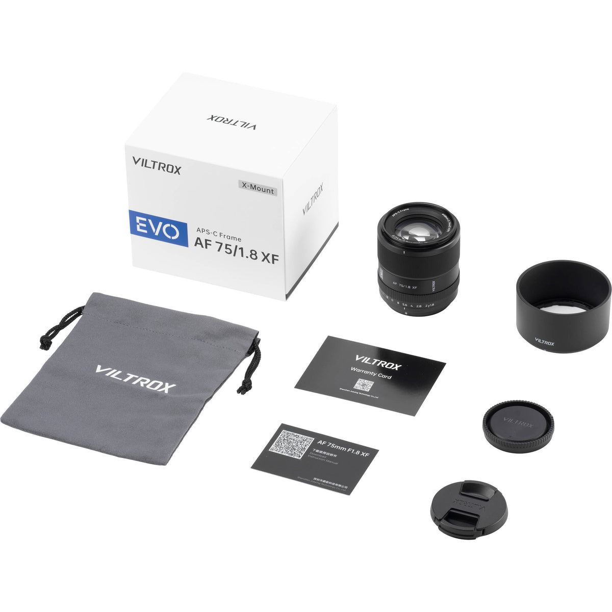 Lente Viltrox 75mm f/1.8 EVO AF - puertos y conexiones