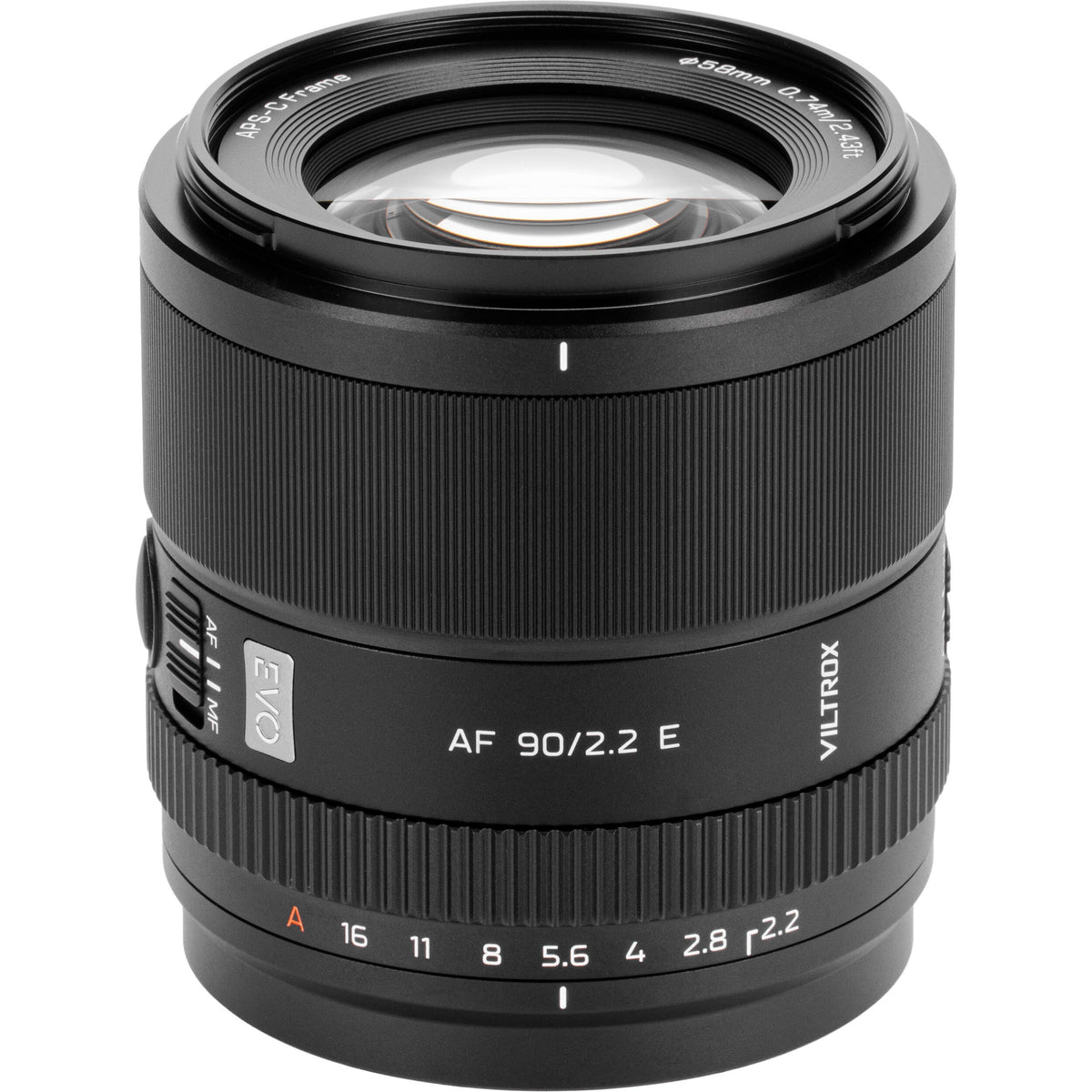 Lente Viltrox 90mm f/2.2 EVO AF - vista principal