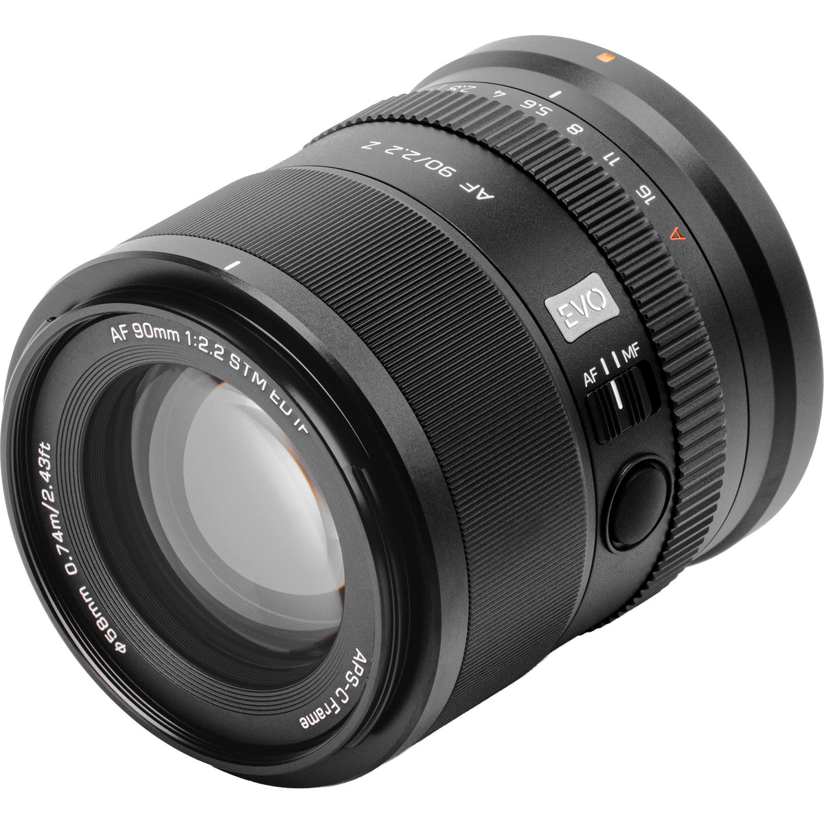 Lente Viltrox 90mm f/2.2 EVO AF - vista trasera