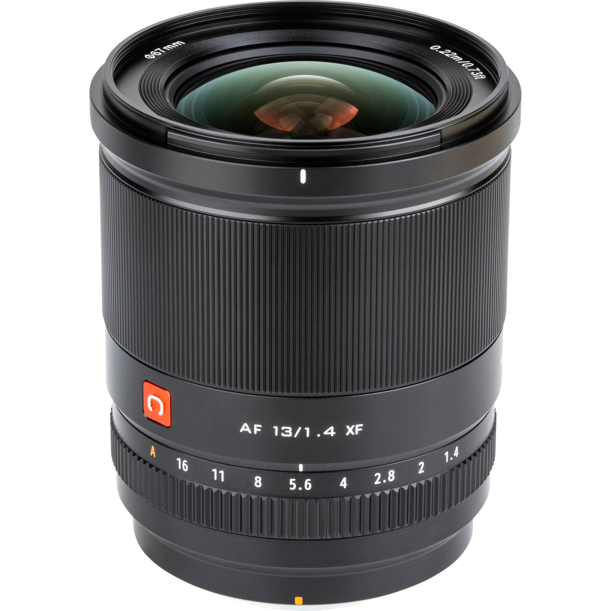 Lente Viltrox AF 13mm f/1.4 - vista trasera