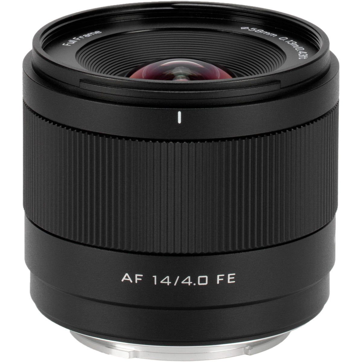 Lente Viltrox AF 14mm f/4 Air FE - vista frontal
