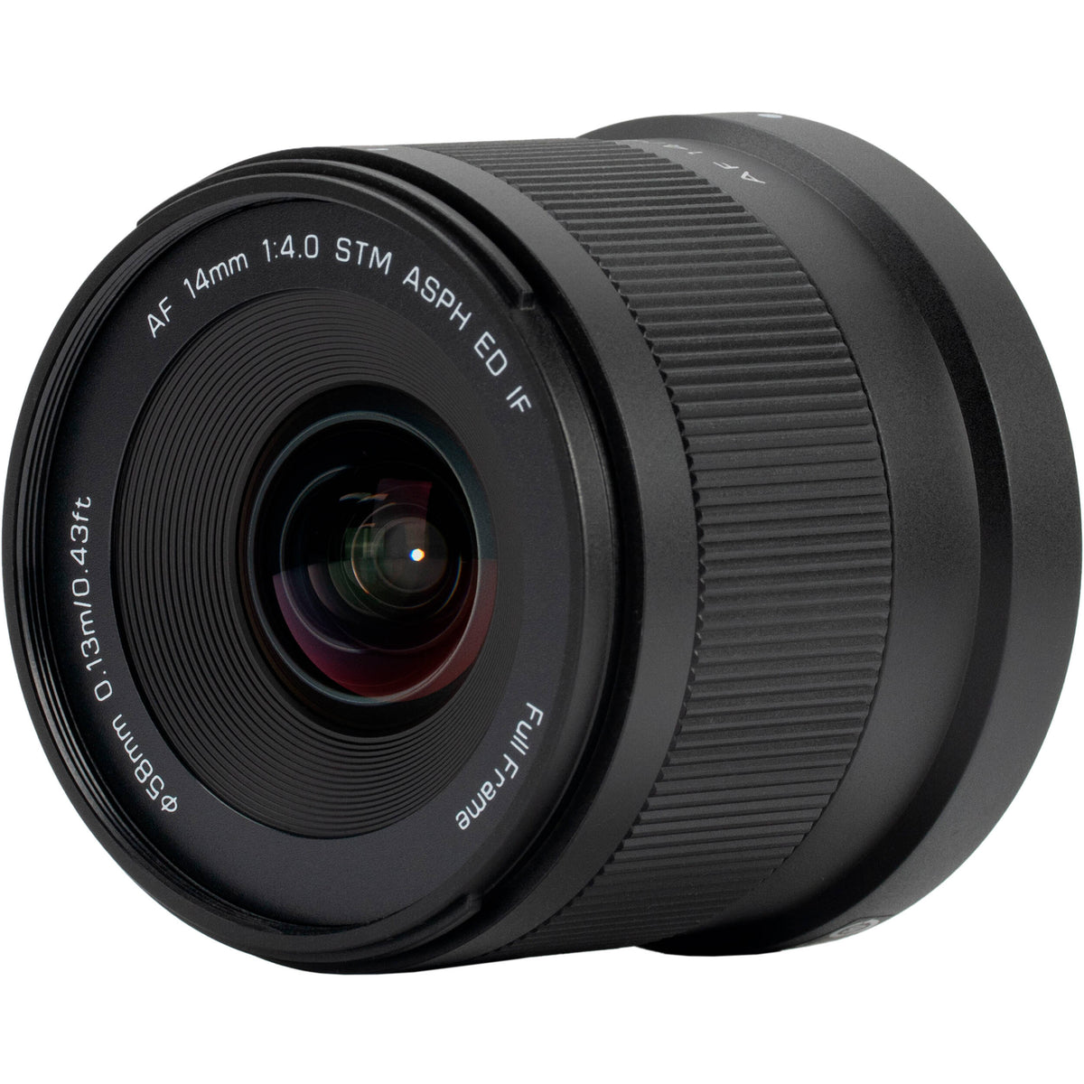 Lente Viltrox AF 14mm f/4 Air Z - vista lateral
