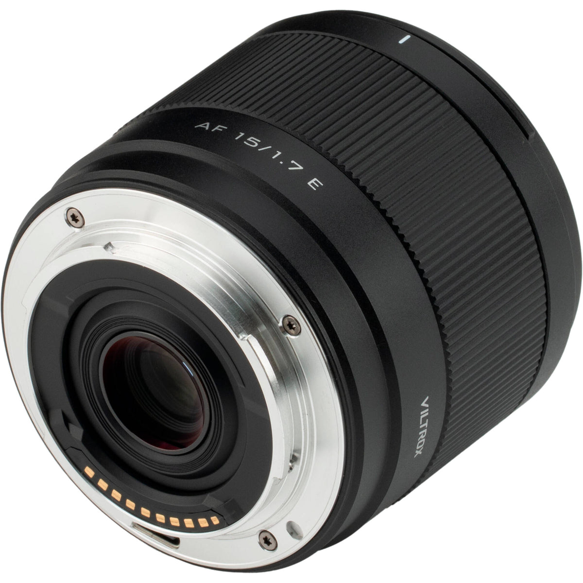Lente Viltrox AF 15mm f/1.7 Air E (Negro) - vista lateral