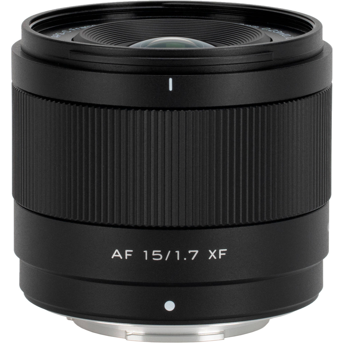 Lente Viltrox AF 15mm f/1.7 Air XF - vista lateral
