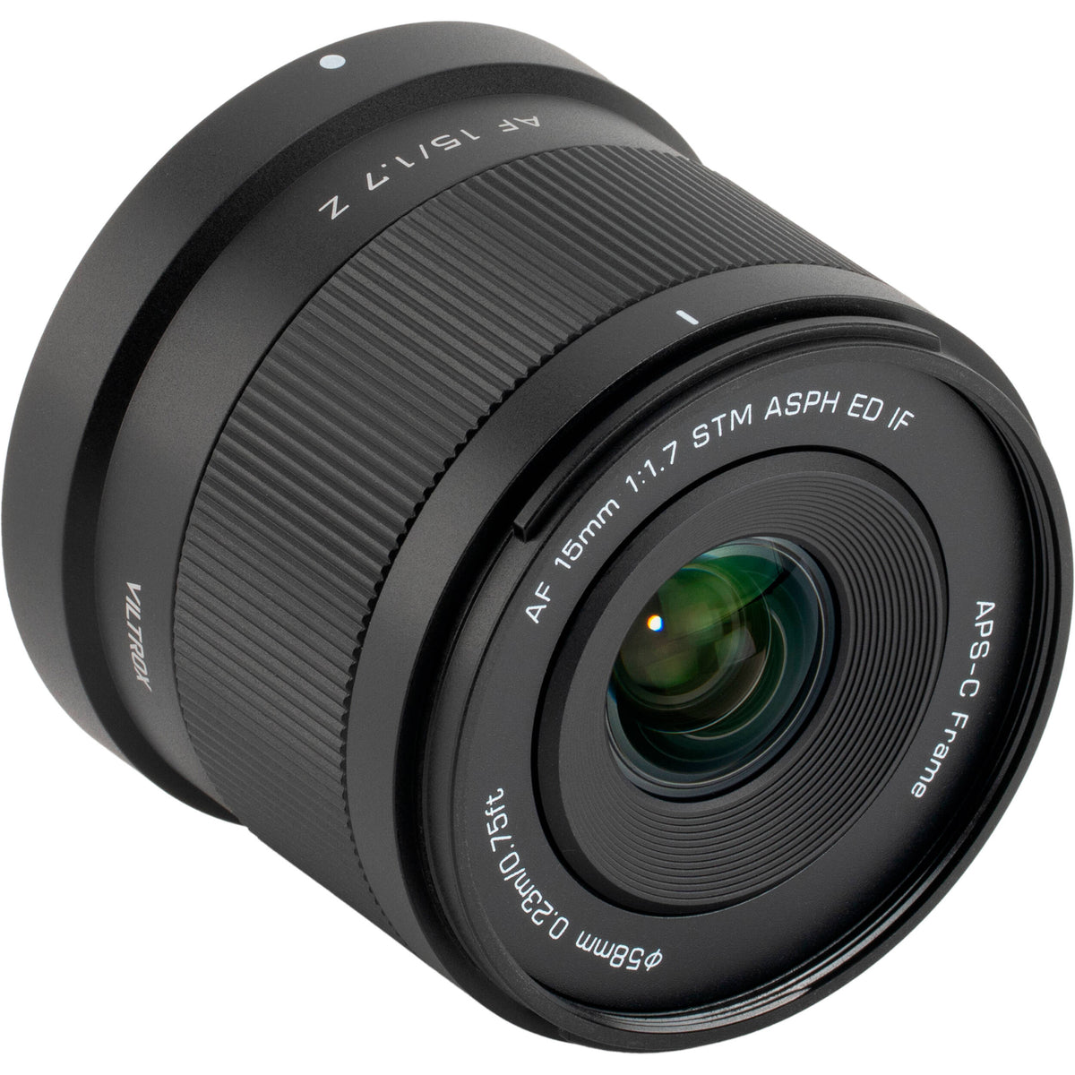 Lente Viltrox AF 15mm f/1.7 Air Z - vista trasera