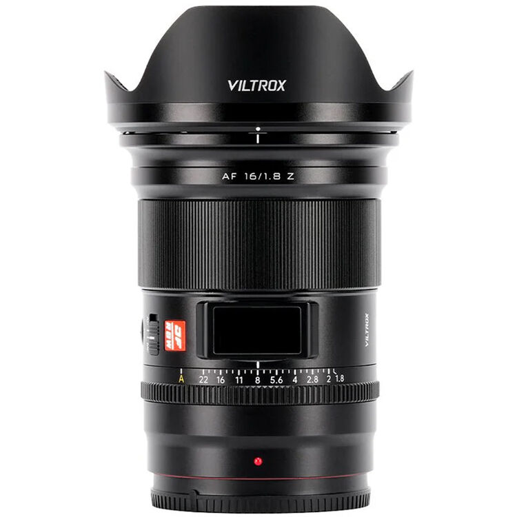 Lente Viltrox AF 16mm f/1.8 - vista principal