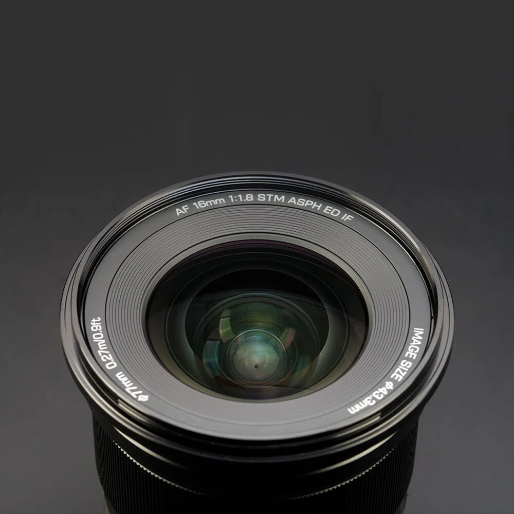 Lente Viltrox AF 16mm f/1.8 - detalle