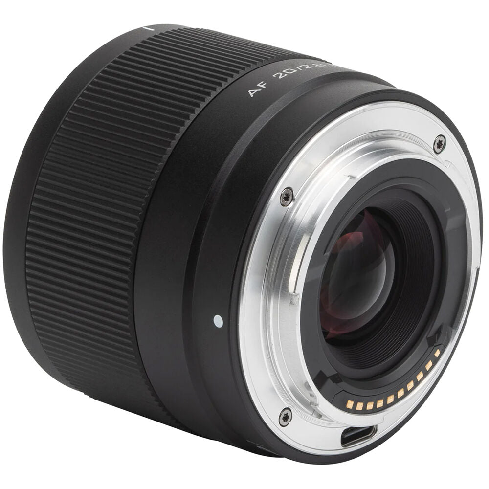 Lente Viltrox AF 20mm f/2.8 Z - contenido de la caja