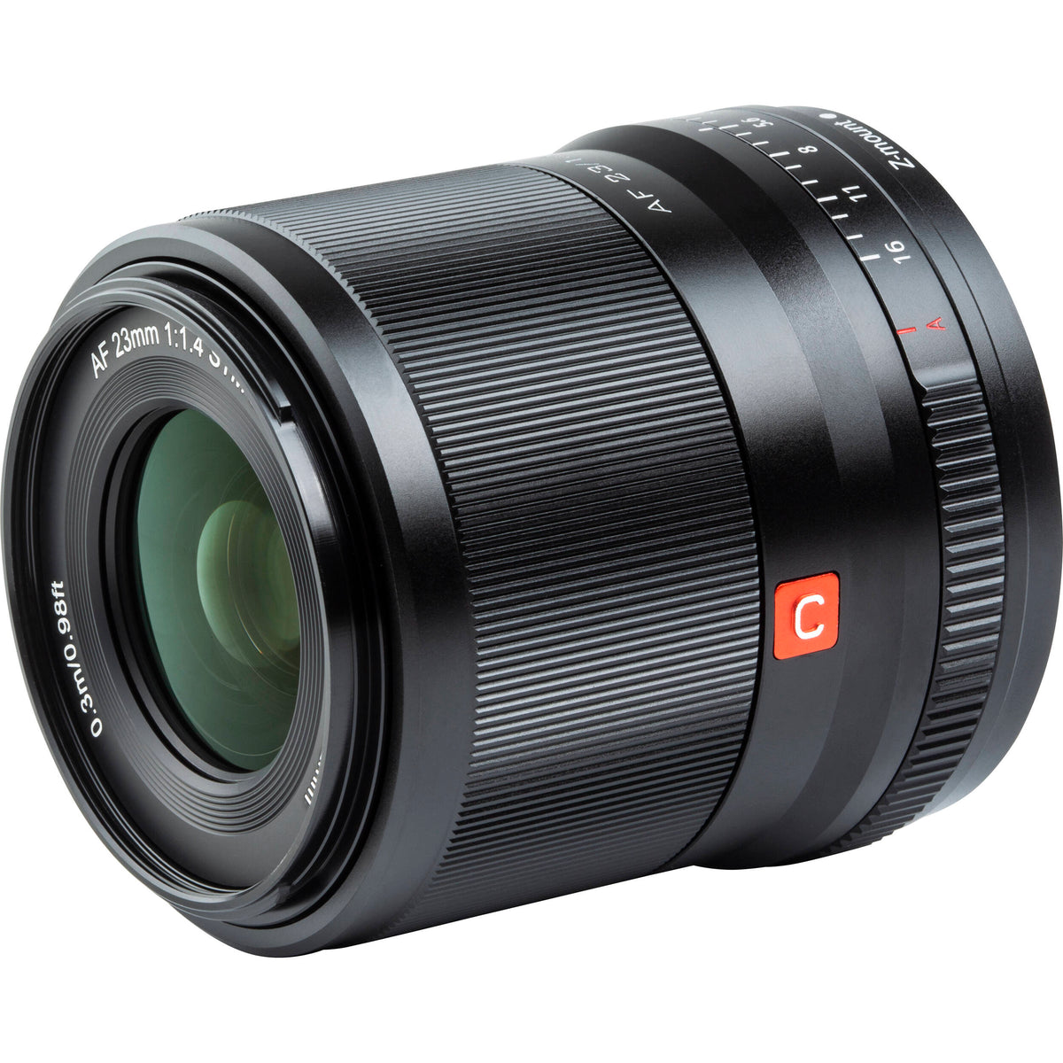Lente Viltrox AF 23mm f/1.4 Z - puertos y conexiones