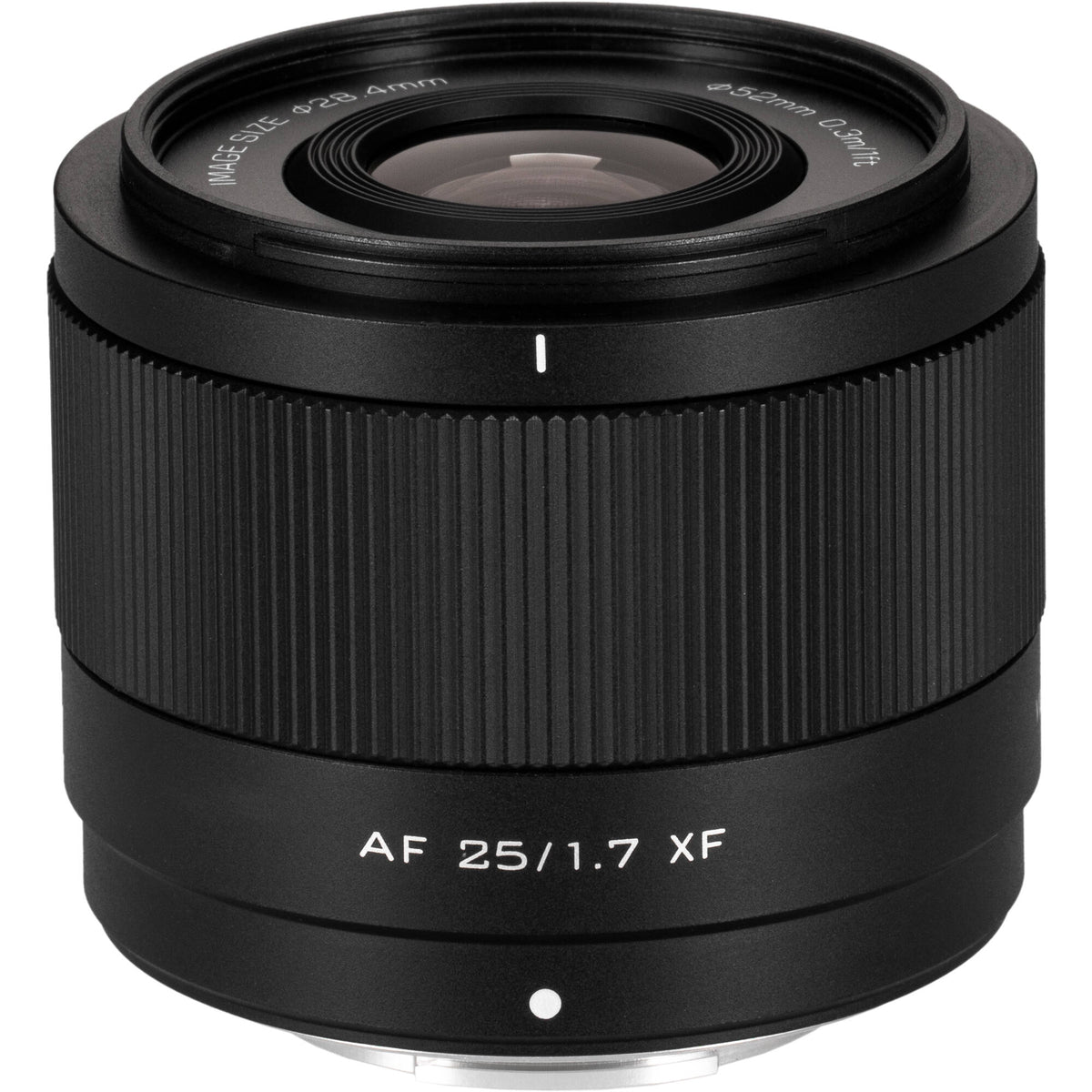 Lente Viltrox AF 25mm f/1.7 Air XF - vista trasera