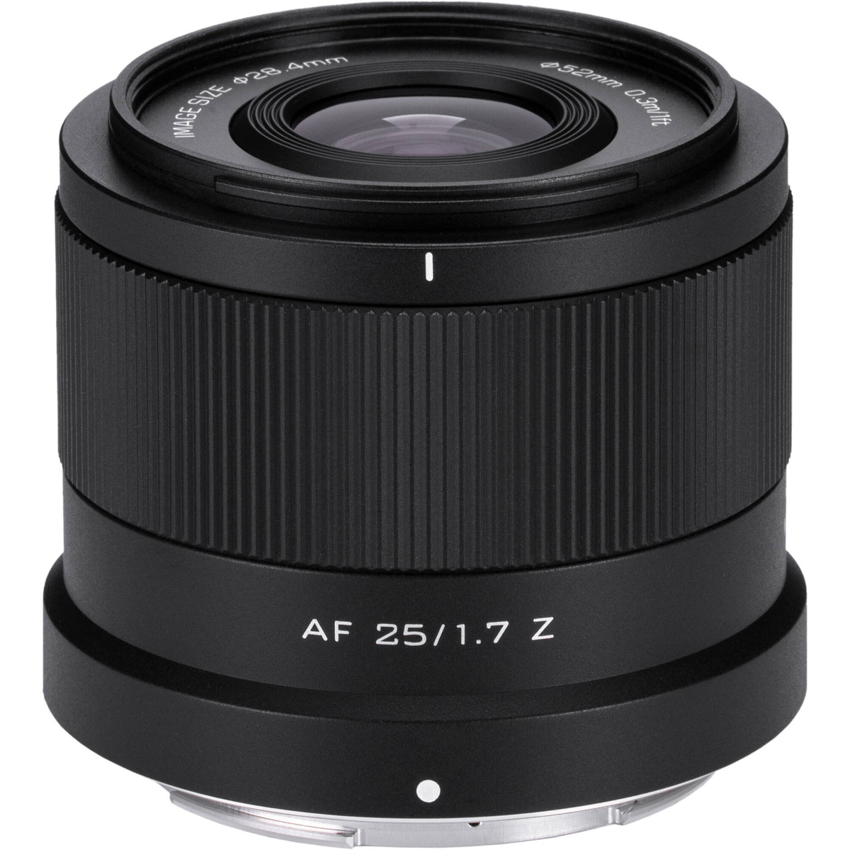 Lente Viltrox AF 25mm f/1.7 Air Z - vista trasera