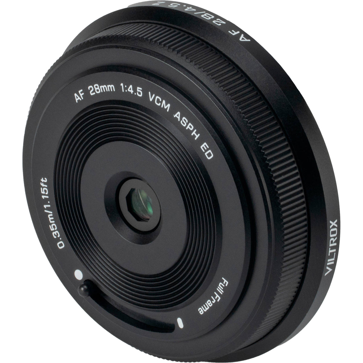 Lente Viltrox AF 28mm f/4.5 Z - vista lateral