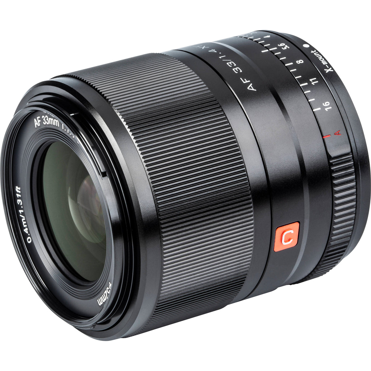 Lente Viltrox AF 33mm f/1.4 XF Lens for FUJIFILM X (V2Black) - vista frontal