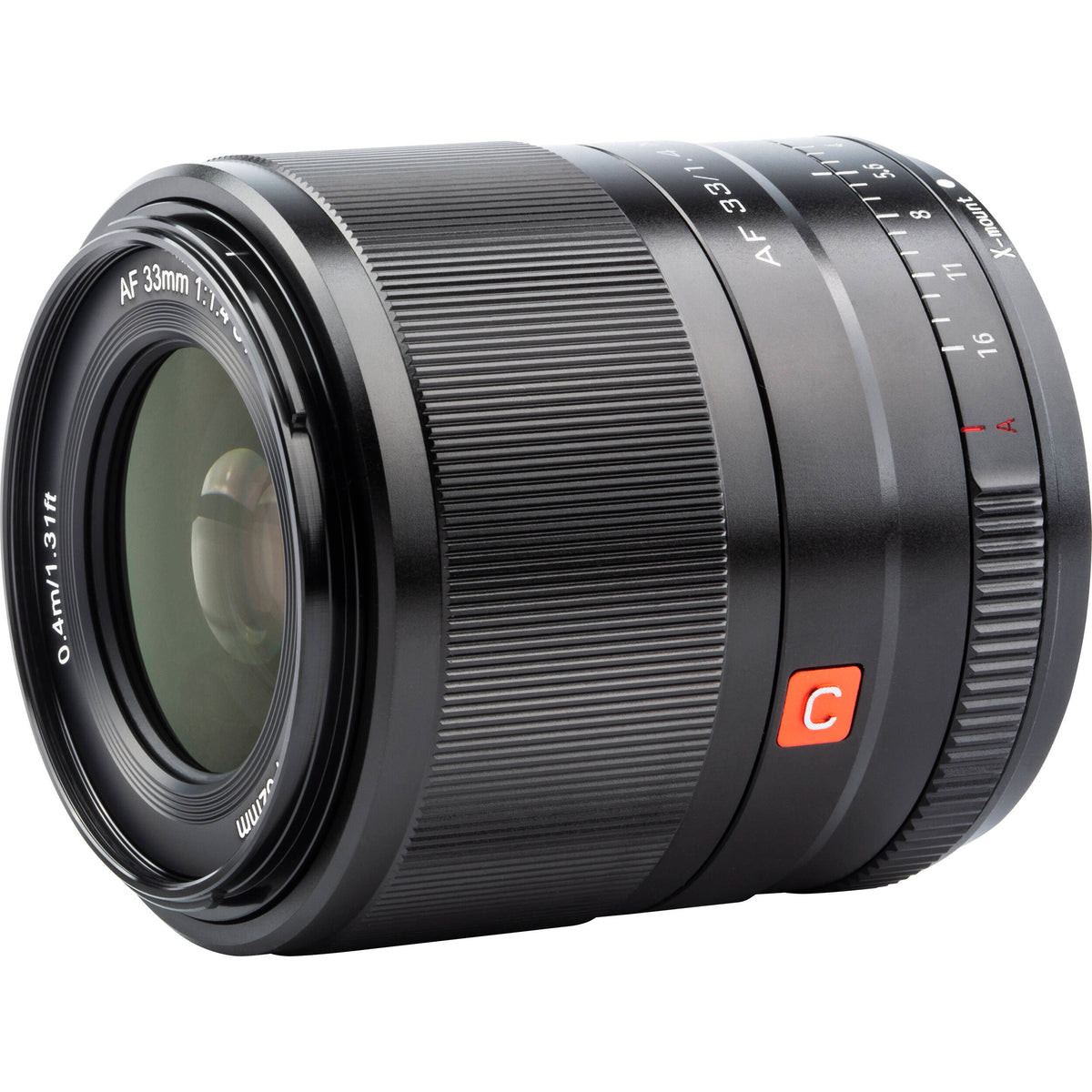 Lente Viltrox AF 33mm f/1.4 XF Lens for FUJIFILM X (V2Black) - vista trasera