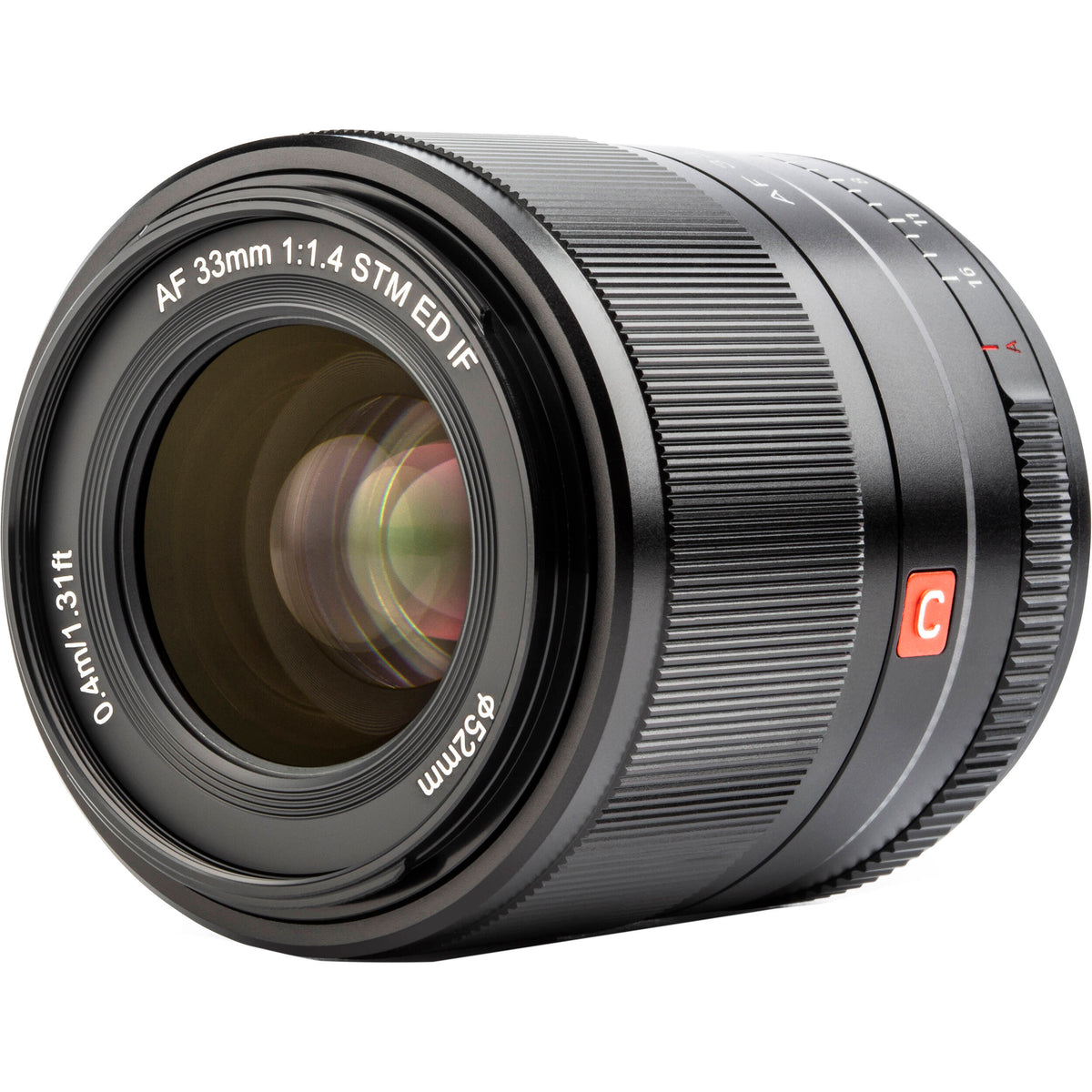 Lente Viltrox AF 33mm f/1.4 XF Lens for FUJIFILM X (V2Black) - vista lateral