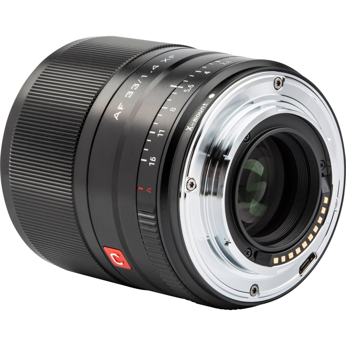 Lente Viltrox AF 33mm f/1.4 XF Lens for FUJIFILM X (V2Black) - contenido de la caja