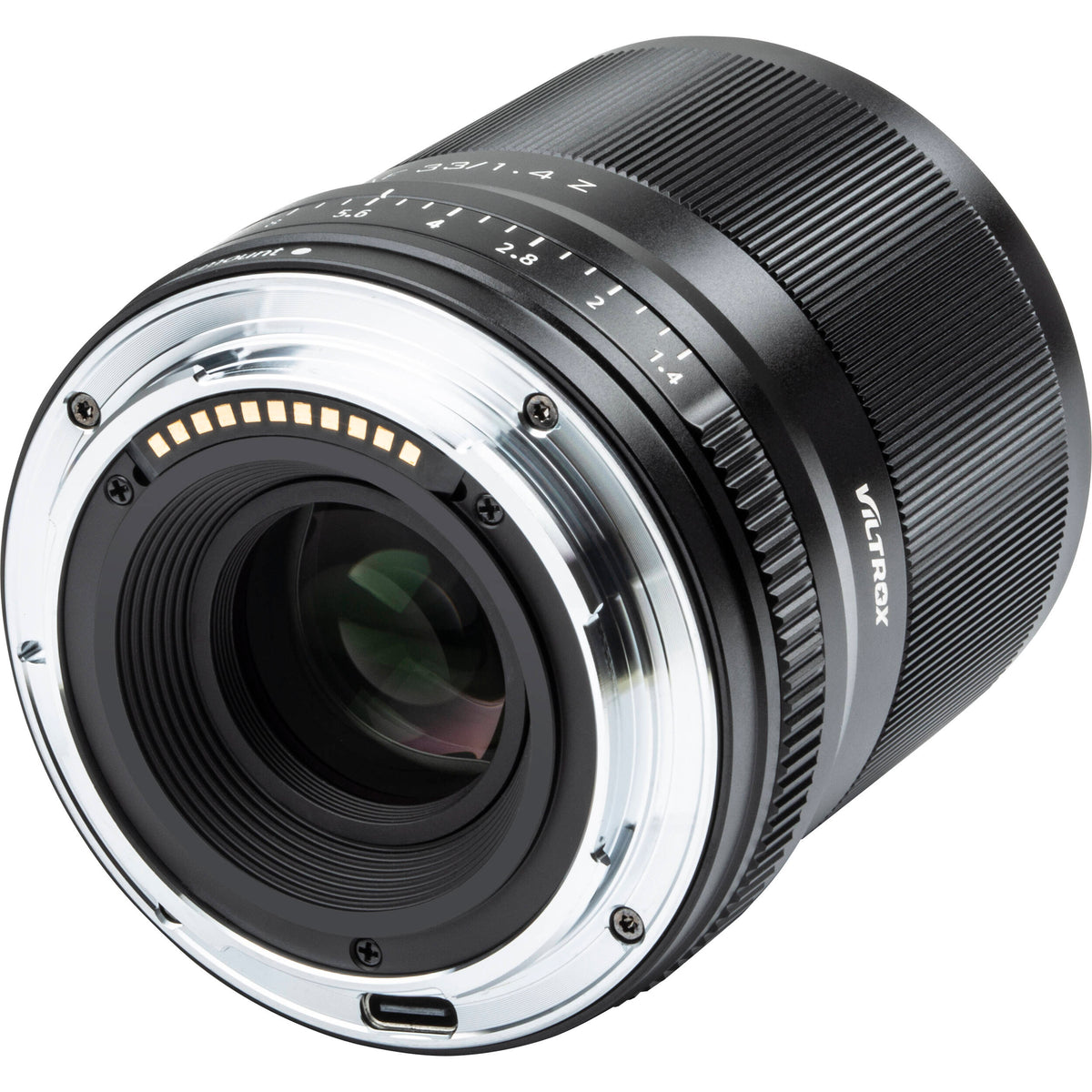 Lente Viltrox AF 33mm f/1.4 Z Lens for Nikon Z (Negro) - vista trasera