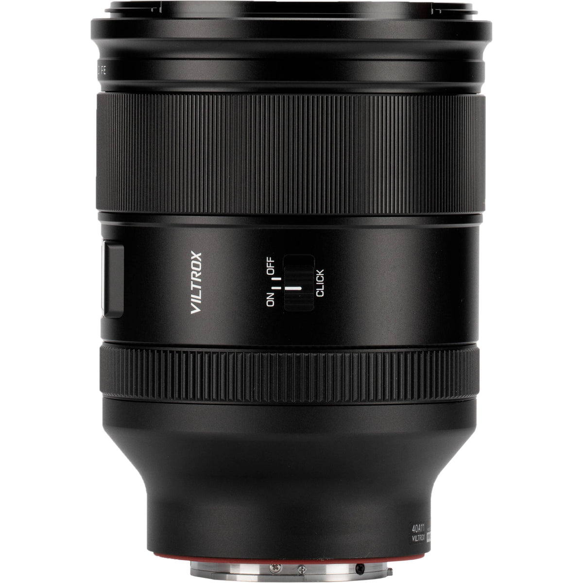 Lente Viltrox AF 35mm f/1.2 LAB FE con Screen - vista frontal