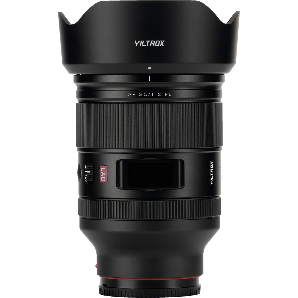 Lente Viltrox AF 35mm f/1.2 LAB FE con Screen - puertos y conexiones