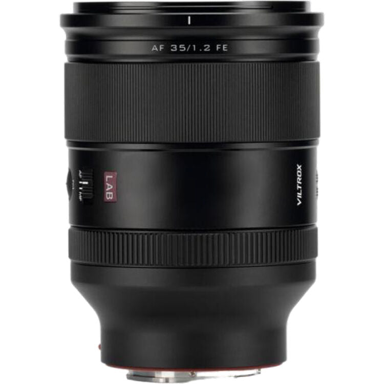 Lente Viltrox AF 35mm f/1.2 LAB FE without Screen - vista frontal