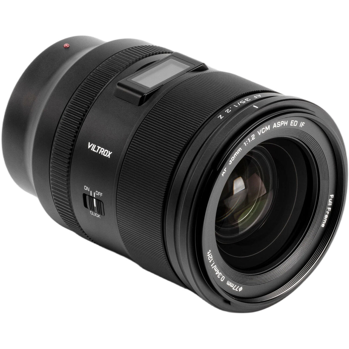 Lente Viltrox AF 35mm f/1.2 LAB Z Lens with Screen - vista trasera