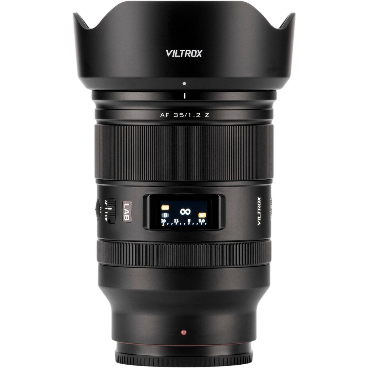 Lente Viltrox AF 35mm f/1.2 LAB Z Lens with Screen - contenido de la caja