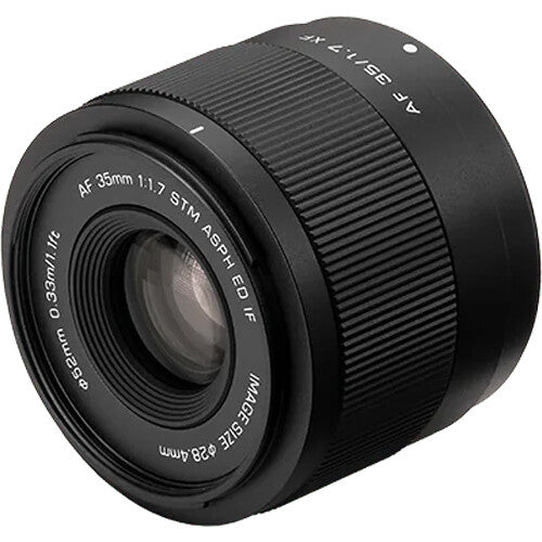 Lente Viltrox AF 35mm f/1.7 XF - vista frontal
