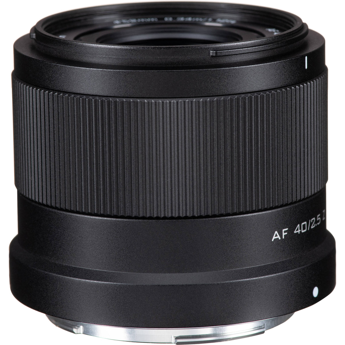 Lente Viltrox AF 40mm f/2.5 Z - vista lateral