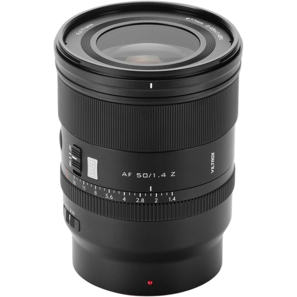 Lente Viltrox AF 50mm f/1.4 - contenido de la caja